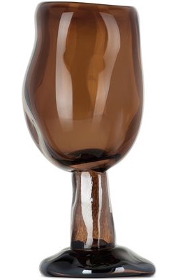 RiRa Brown Tall Addled Wine Glass