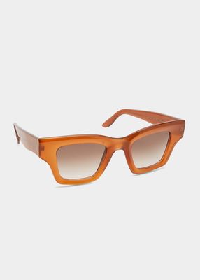 Rita Square Polymer & Acetate Sunglasses