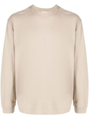 RITO STRUCTURE solid-color long-sleeve swaetshirt - Neutrals