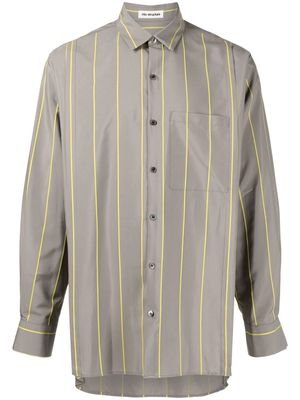 RITO STRUCTURE striped button-down shirt - Grey