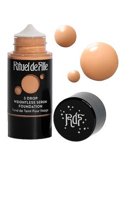 Rituel de Fille 3 Drop Weightless Serum Foundation in Potion #145.