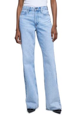 River Island '90s Bowie Long Straight Leg Jeans in Denim