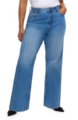 River Island '90s Straight Leg Jeans in Blue