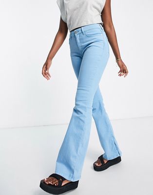 River Island Amelie flare jeans in blue