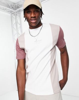 River Island color block t-shirt in white