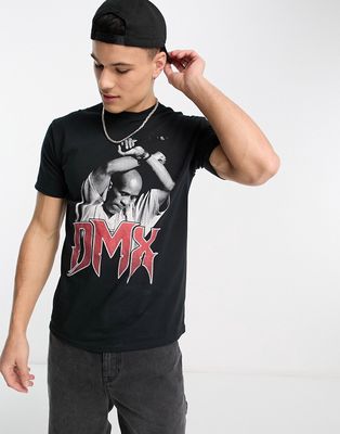 River Island DMX printed t-shirt in black