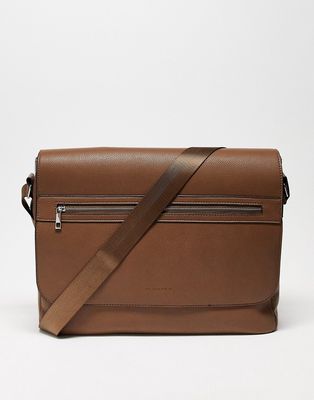 River Island flap over bag in light brown