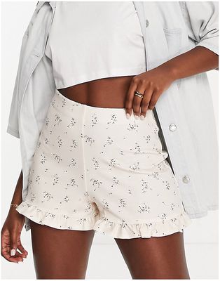 River Island flippy short in white - part of a set