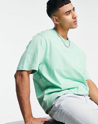 River Island oversized t-shirt in light green