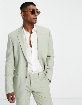 River Island suit jacket in green