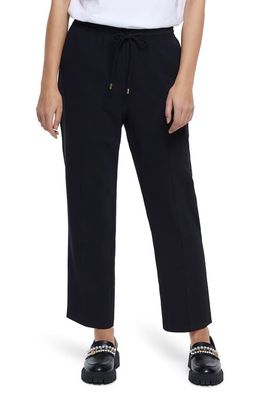 River Island Tailored Fit Drawstring Pants in Black