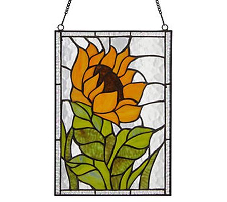 River of Goods 11.25 Sunflower Stained GlassWindow Panel