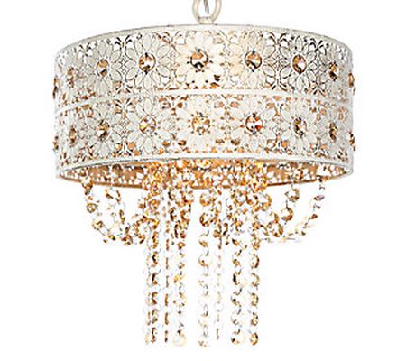 River of Goods 12.5" H Jeweled Hanging Lamp