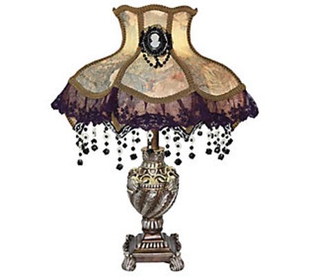 River of Goods 22"H Laced Jewel Victorian-Style Table Lamp