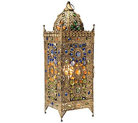 River of Goods 24"H Jeweled Turkish Table Lamp