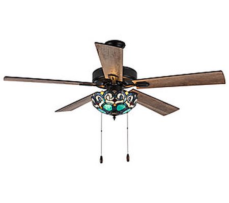 River of Goods 52"W 5-Blade Remote-Controlled C eiling Fan