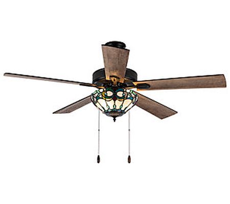 River of Goods 52"W Pipa 5-Blade Remote-Control led Ceiling Fan