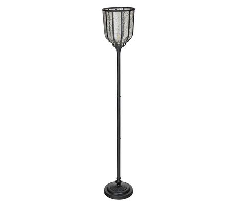 River of Goods 69.5"H Asyia Glass and Metal Flo or Lamp