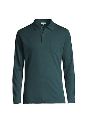 Riviera Long-Sleeve Polo Shirt