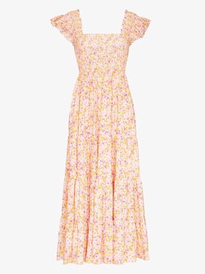 Rixo Kendall floral-print maxi dress - Pink