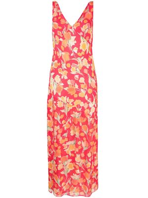 Rixo Moniq floral-print sleeveless maxi dress - Pink