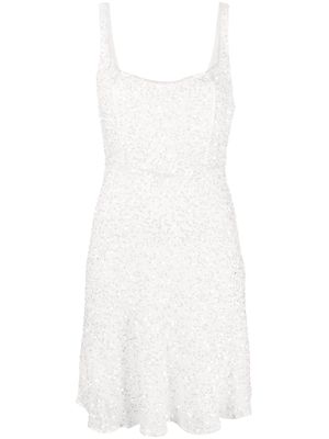 Rixo Ronan sequin-embellished minidress - White
