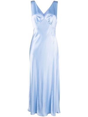 Rixo Sandrine sleeveless midi dress - Blue