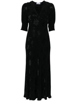 Rixo Zadie poppy-pattern dress - Black