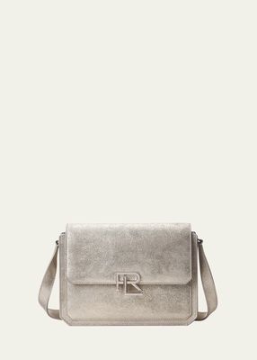 RL 888 Metallic Leather Crossbody Bag
