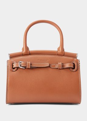 RL50 Mini Belted Leather Satchel Bag