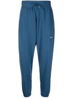 RLX Ralph Lauren embroidered logo sweatpants - Blue