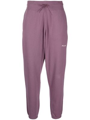 RLX Ralph Lauren embroidered logo sweatpants - Purple