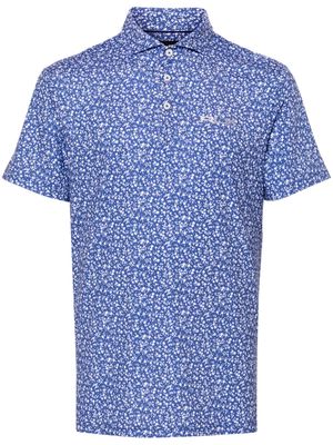 RLX Ralph Lauren floral-print polo shirt - Blue