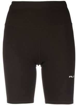 RLX Ralph Lauren high-waist cycling shorts - Brown