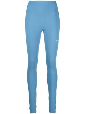 RLX Ralph Lauren logo-print high-waist leggings - Blue