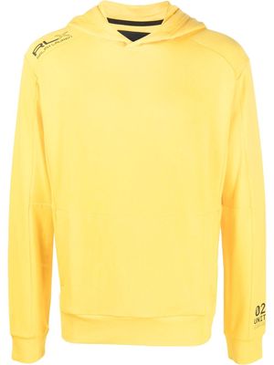 RLX Ralph Lauren logo-print pullover hoodie - Yellow