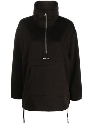 RLX Ralph Lauren long sleeve high-neck sweatshirt - Brown