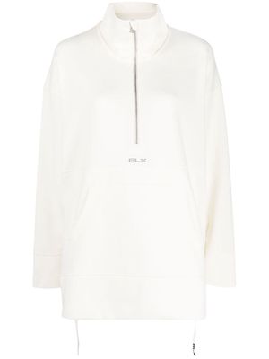 RLX Ralph Lauren oversized quarter-zip sweatshirt - Neutrals