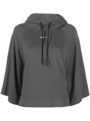 RLX Ralph Lauren raglan-sleeve logo hoodie - Grey
