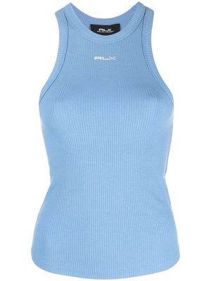 RLX Ralph Lauren ribbed fitted tank top - Blue