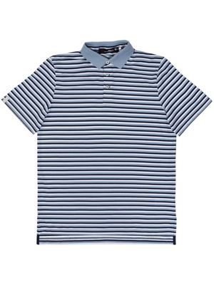 RLX Ralph Lauren striped piqué-weave polo shirt - Blue