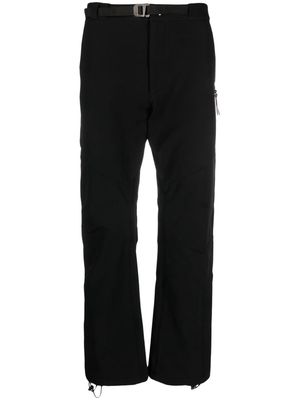 ROA belted straight-leg trousers - Black