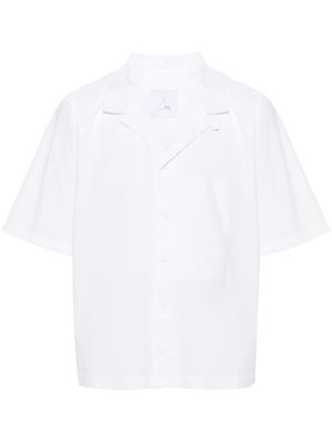 ROA camp-collar short-sleeve shirt - White