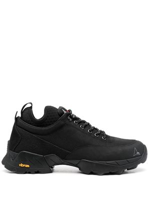 ROA Double Neal canvas sneakers - Black