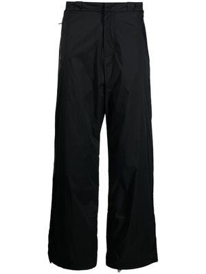 ROA high-waisted straight-leg trousers - Black
