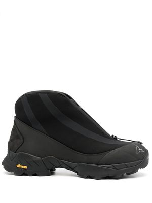 ROA Teri zip-up hight-top sneakers - Black