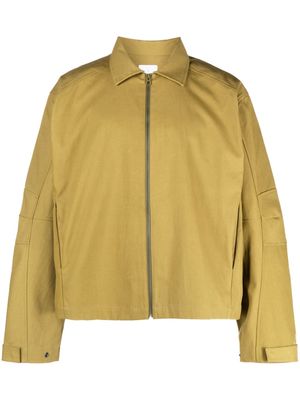 ROA zip-front shirt jacket - Green