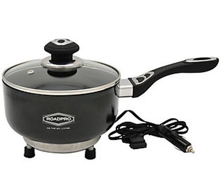 RoadPro 12-Volt Portable Saucepan with Nonstick Surface