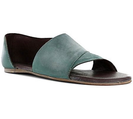 Roan Leather Crisscross Upper Flats - Irie