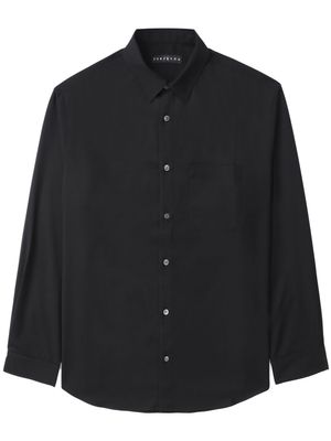 Roar stud-embellished spread-collar shirt - Black